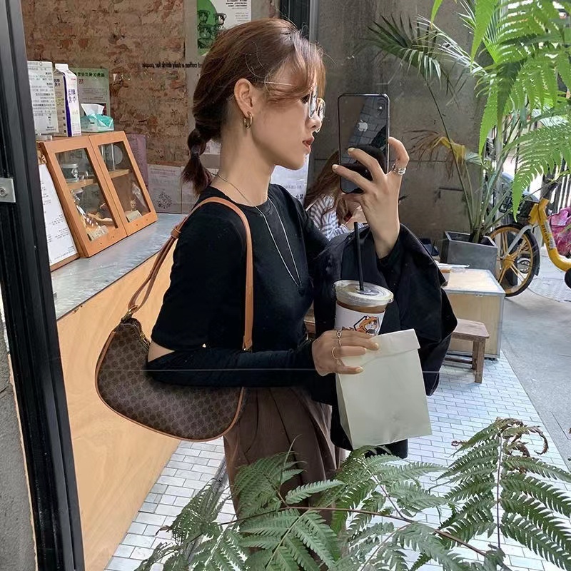 Túi Đeo Vai Kiểu Pháp Thời Trang 4 Màu Tùy Chọn