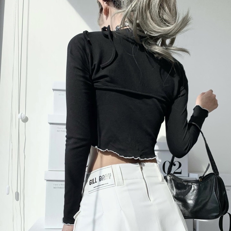 GILL BABY | Set 2 áo croptop kiểu trendy sexy đi chơi hẹn hò sống ảo