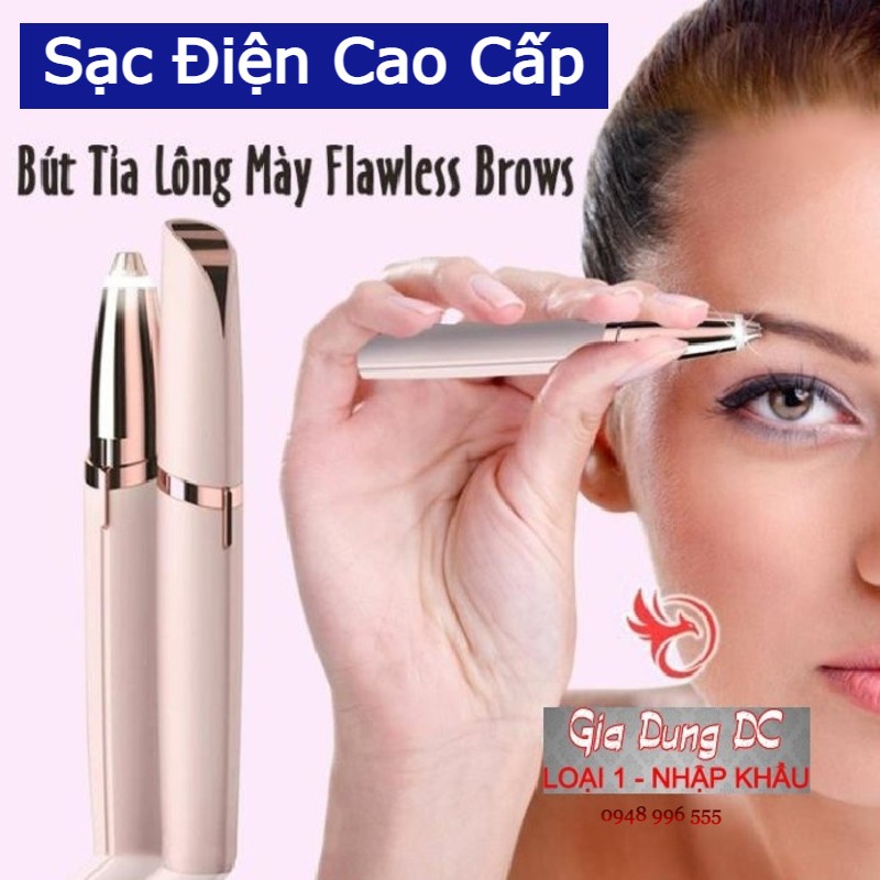 Bút Tỉa Lông Mày Sạc Tích Điện Cao Cấp [Freeship] Bút Tỉa Ria Mép Massage Thẩm Mỹ Cho Phái Đẹp