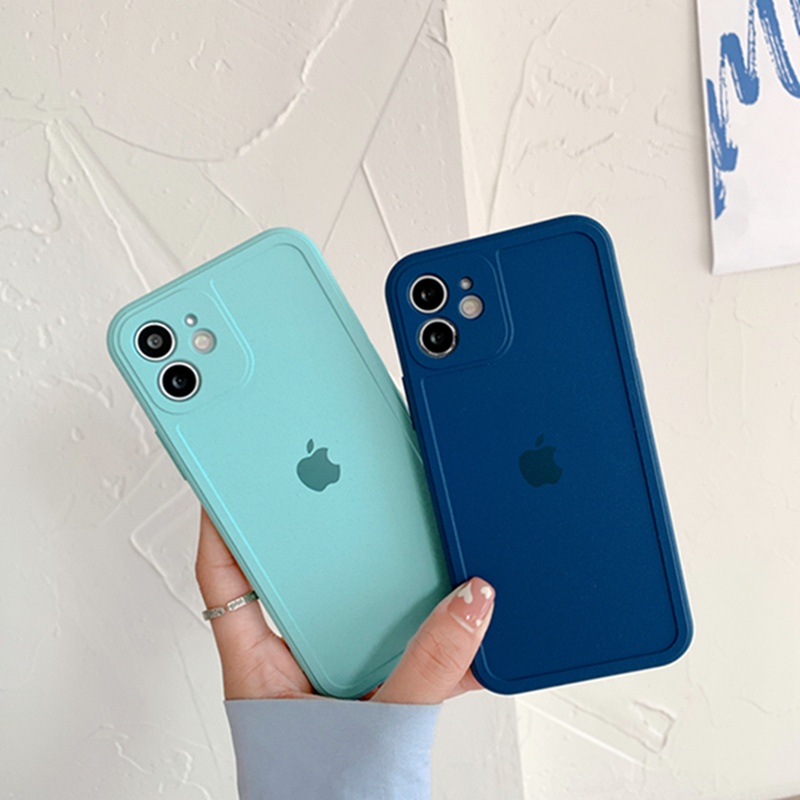 Ốp điện thoại nhám màu trắng và đen cho iPhone 12 Pro Max 11 Pro Max X Xr Xs Max Xr 8 7 Plus