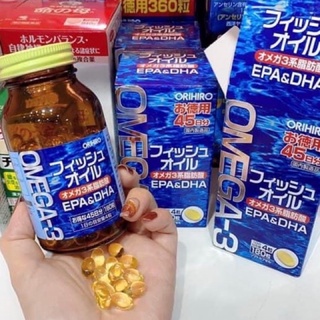 Dầu cá Omega 3 Orihiro Fish Oil