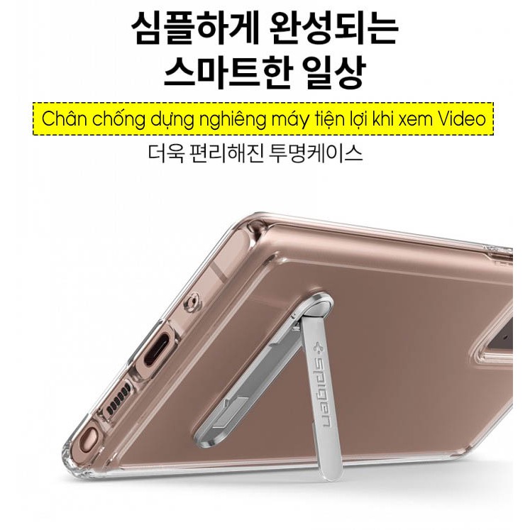 Ốp lưng Samsung Note 20 Ultra / Note 20 Spigen Ultra Hybrid S - Hàng Chính Hãng.