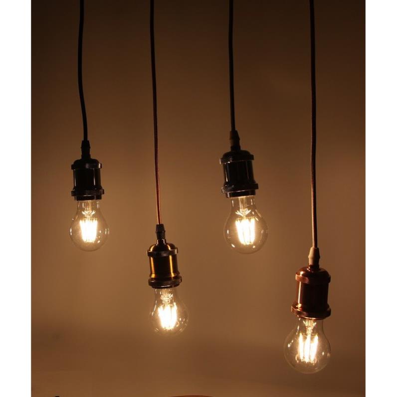 Bộ 5 dây đèn thả cổ điển bóng led Edison A60 6W