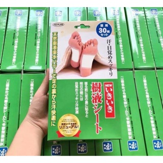 Miếng dán thải độc chân xanh kenko nhật bản hộp 30 miếng