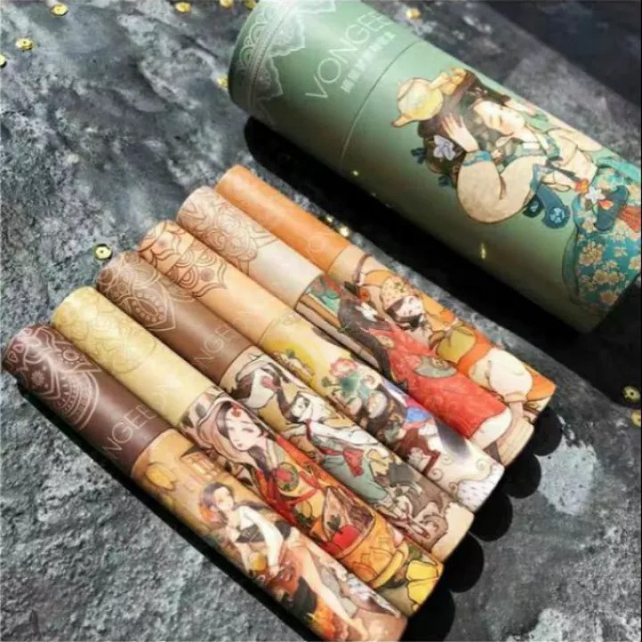 Set Son Lì Vongee 6 Cây - Son Kem Lì Cổ Trang Hộp Xanh - Hàng Nội Địa Trung Chính Hãng | BigBuy360 - bigbuy360.vn