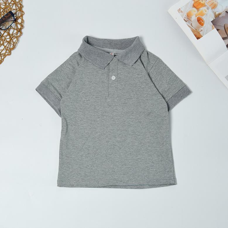 Áo Polo Trơn, Áo Phông Cho Bé Vải Cotton Cao Cấp, Mềm Mịn Thoáng Mát - Quần Áo Trẻ Em Cao Cấp