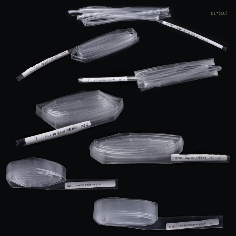 1M Ống co nhiệt 2:1 đường kính 2/3/4/5/6/8 /10mm dây quấn trong suốt