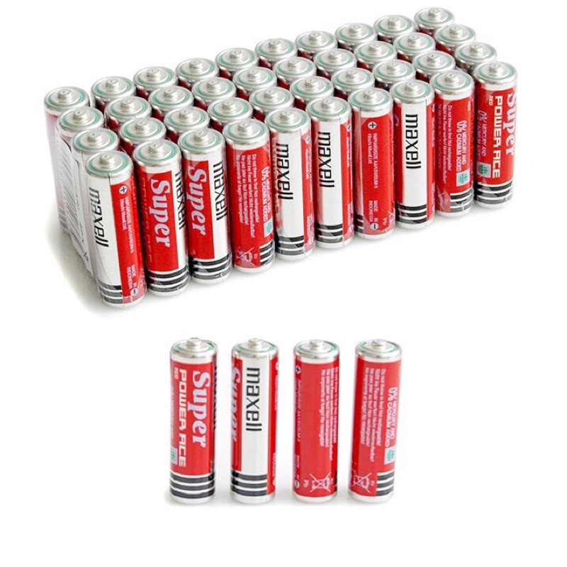 Combo 40 viên pin 2A Maxell Super AA pin đồng hồ Pin đồ chơi