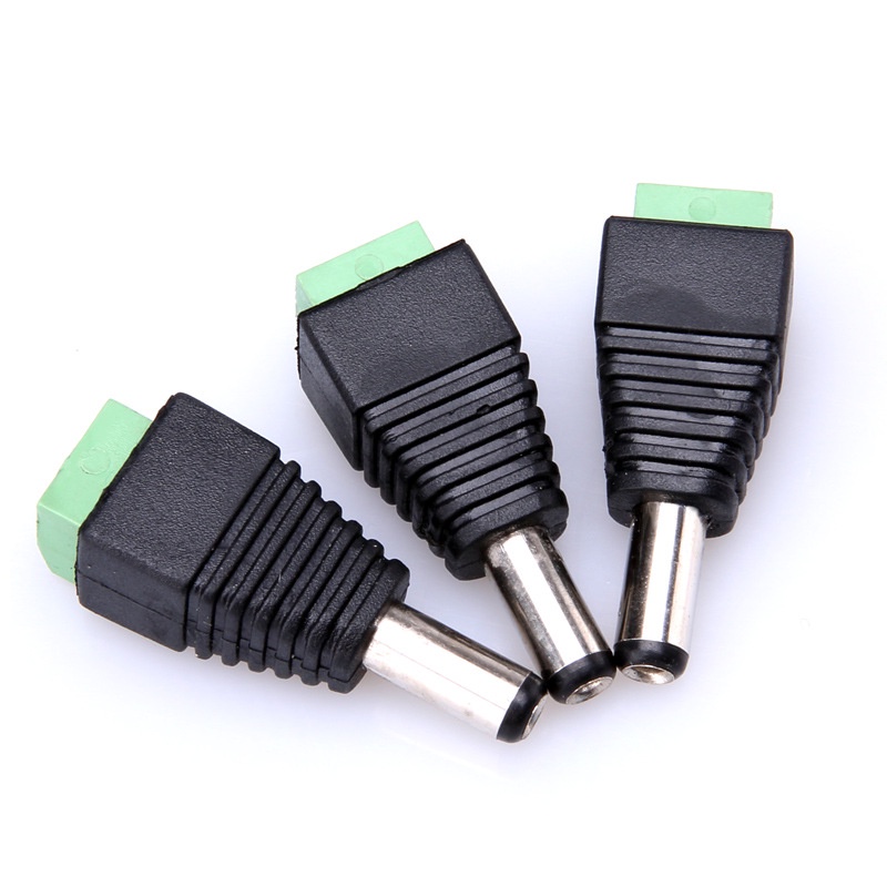 Đầu nối nguồn DC 5.5x2.1mm kiểu vặn ốc