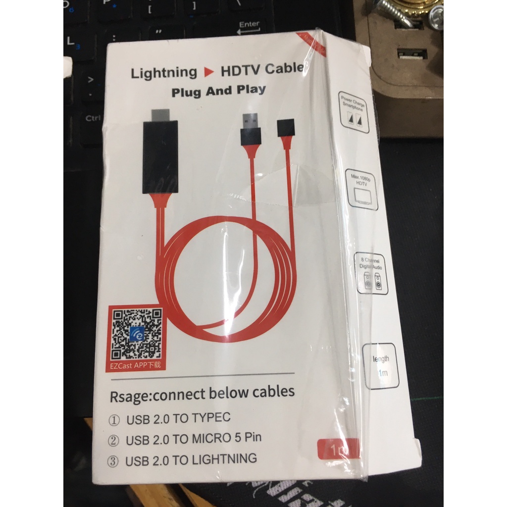 Dây tín hiệu ĐA NĂNG các loại ĐIỆN THOẠI micro usb type c XUẤT HÌNH ẢNH ÂM THANH sang tivi TV máy chiếu HDMI IPHONE