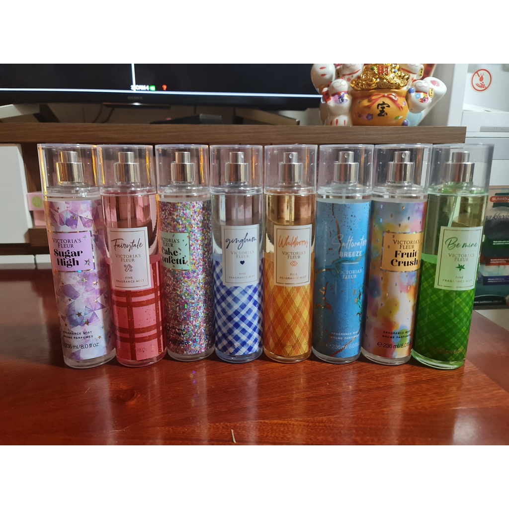 Xịt Thơm 236ml Victoria Fleu, Xịt thơm Body Mist Bath and Body Works, Victoria Secret bản Trung