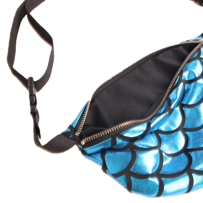 Túi Đựng Mỹ Phẩm Đeo Hông Đính Kim Sa Lấp Lánh Thời Trang Cho Nữ