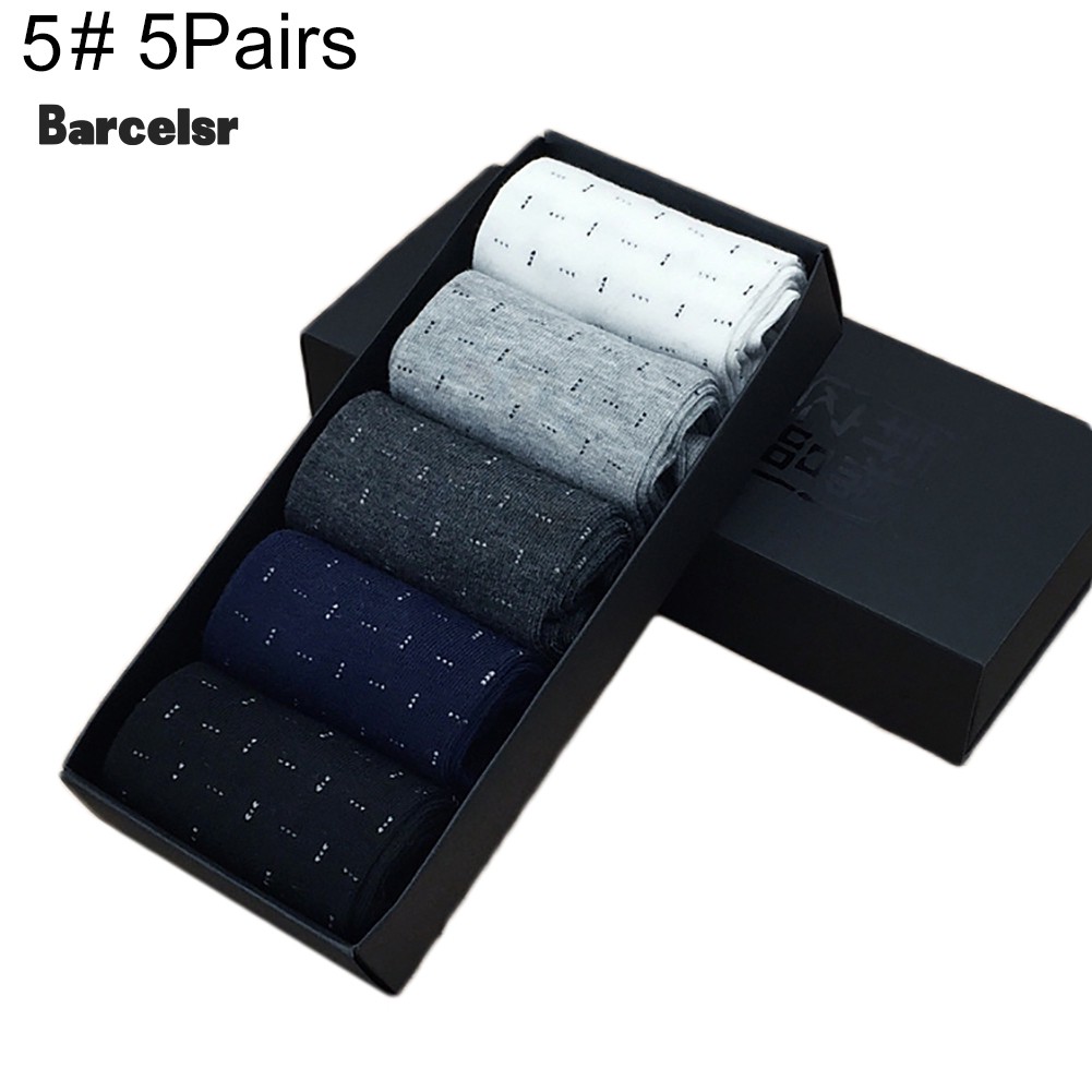 Set 3 / 5 Đôi Tất Cotton Thoáng Khí Cho Nam