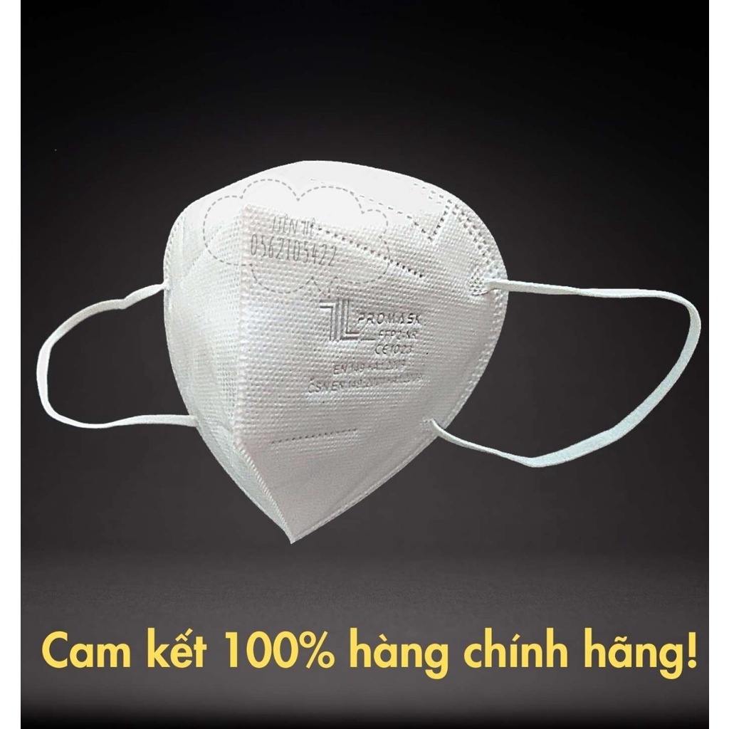 Hộp 20 khẩu trang N95 5 lớp FFP2 ProMask hàng chuẩn xuất Châu Âu ngăn vi khuẩn, 99% bụi mịn PM2.5 | BigBuy360 - bigbuy360.vn