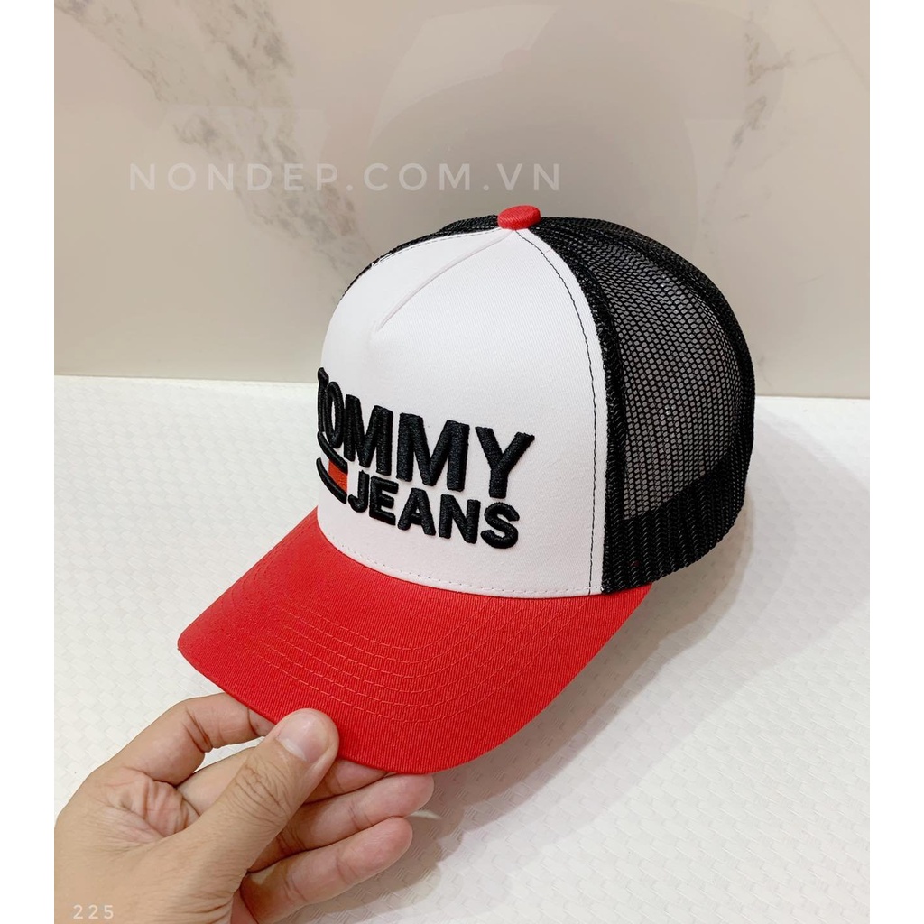 nón kết/ mũ lưỡi trai TOMMY phối lưới thoáng mát, nhiều màu để lựa chọn