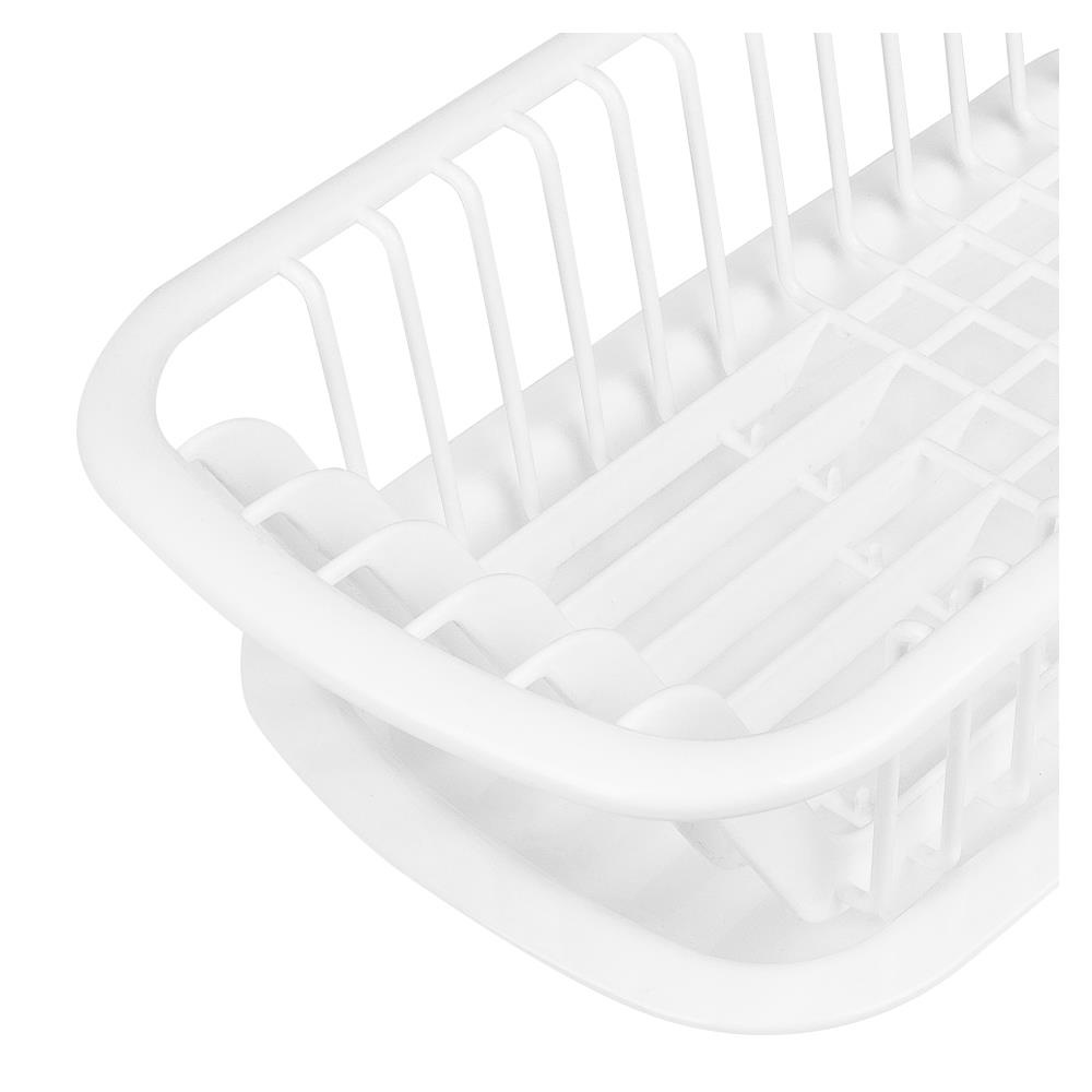 HomeBase JCJ Kệ để chén đĩa bằng nhựa có nắp đậy Thái Lan W45xD23.5xH15.5 Cm Màu Trắng