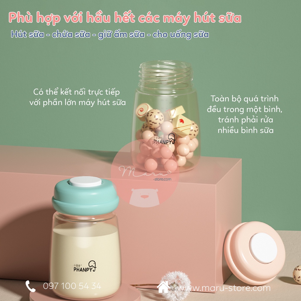 [Bộ 2 bình] Bình trữ sữa mẹ nhựa PPSU cao cấp 200ml