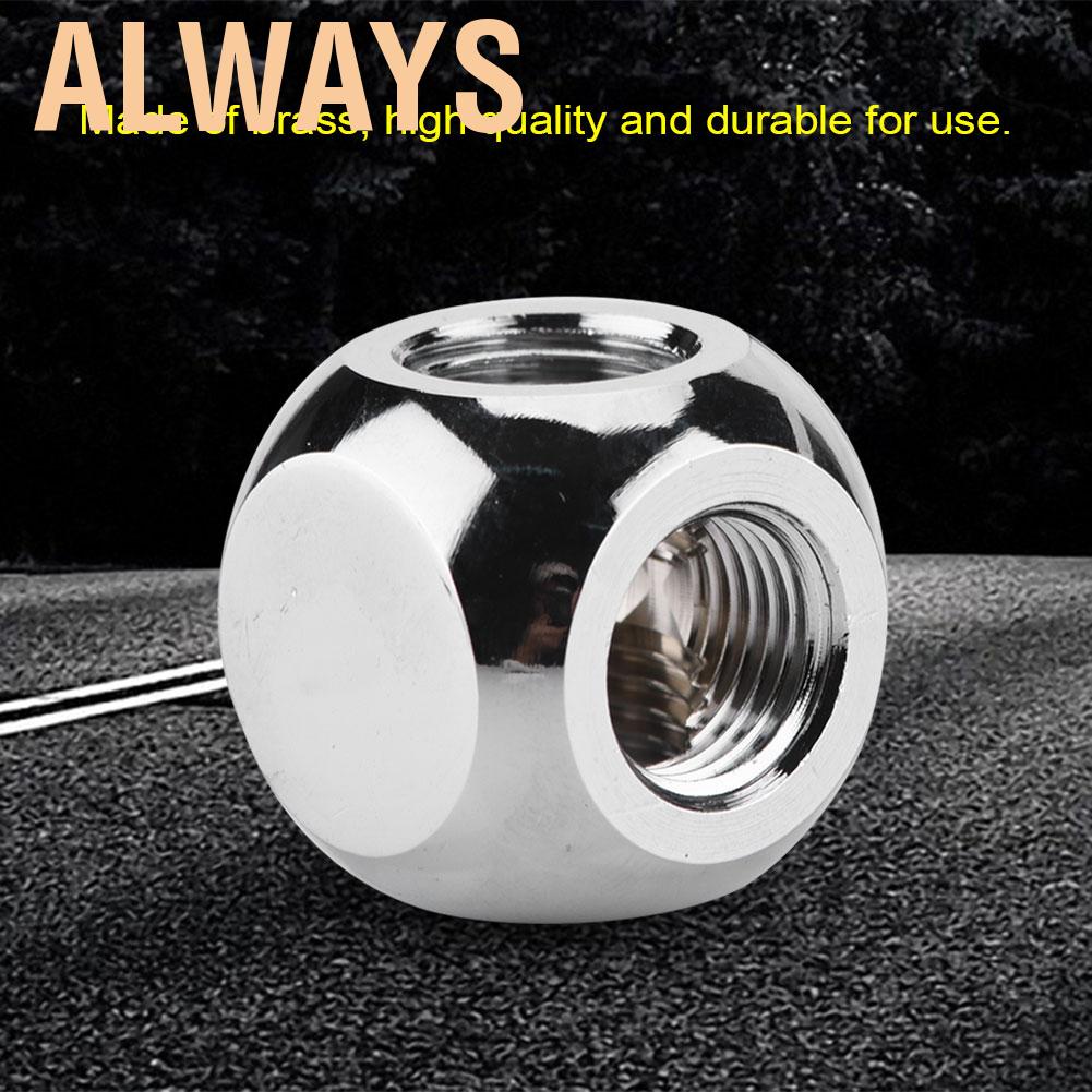 [Seller Recommend] Khớp nối 4 cổng ren xoắn G1/4&quot; cho hệ thống làm mát nước của máy tính bàn