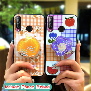 Ốp điện thoại mềm chống bụi bẩn hình hoạt họa dễ thương nữ tính kèm giá đỡ cho Itel S15/S15 Pro