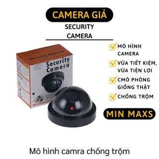 Camera giả - camera dáng tròn mô hình chống trộm có đèn led cảnh báo 4039