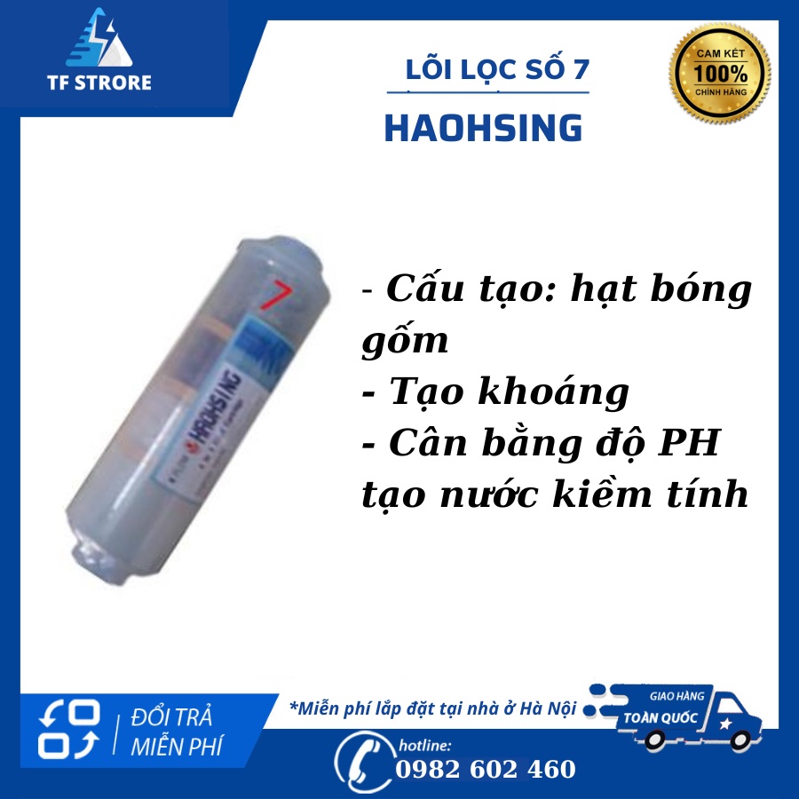 Lõi Lọc Nước HAOHSING Số 7 - Tạo Khoáng Chất Cân Bằng Độ pH Tạo Nước Kiềm Tính