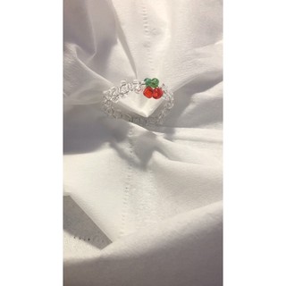 Nhẫn hạt cườm ~CHERRY BEADEDRING~