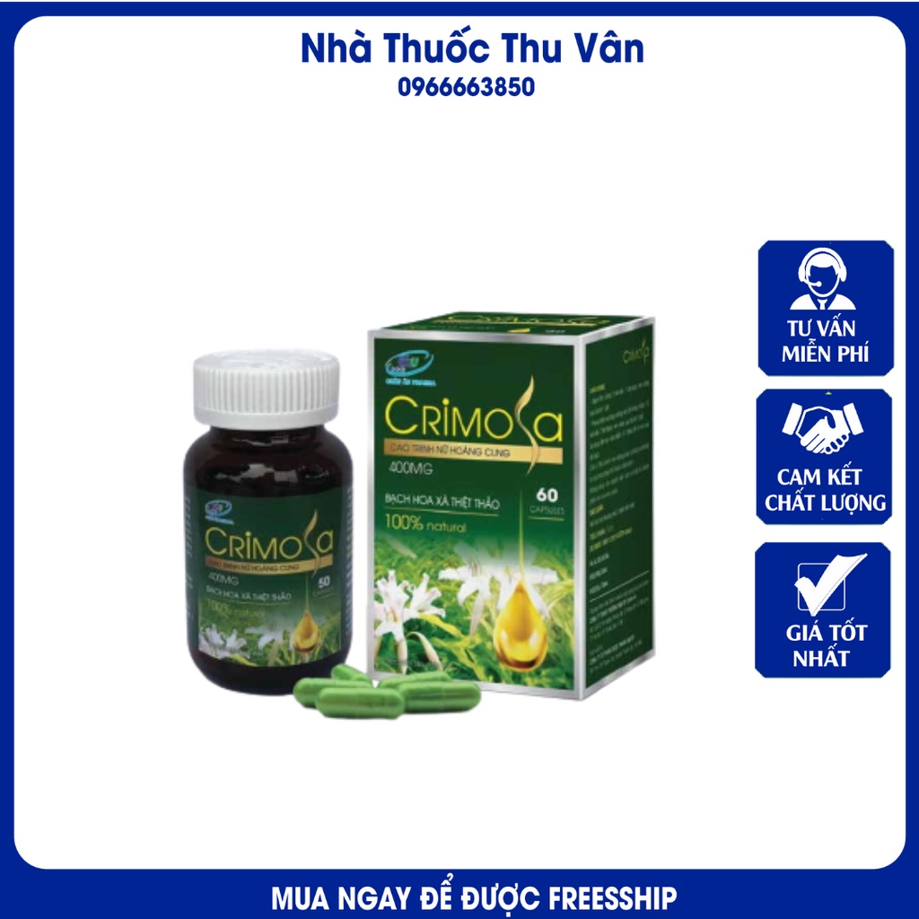 Viên Uống Trinh Nữ Hoàng Cung CRIMOSA
