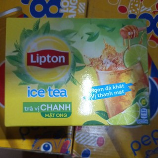 TRÀ LIPTON VỊ CHANH mật ong 224G (16 GOI X 14G)