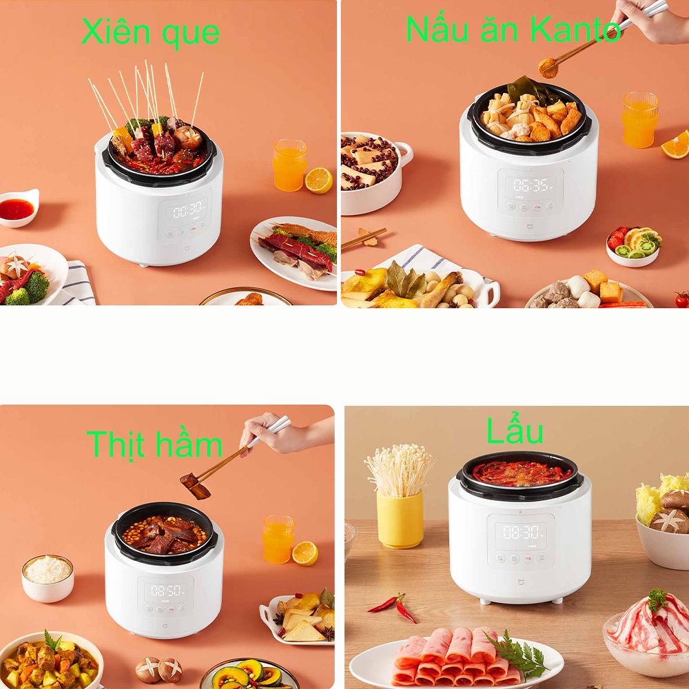 Nồi Áp Suất Xiaomi Mijia Smart Electric Pressure 2.5L - App Tiếng Anh -  BH 6 tháng MiHouse