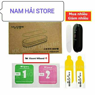 Combo 5 Miếng dán màn hình cho Miband4 bộ 2 miếng