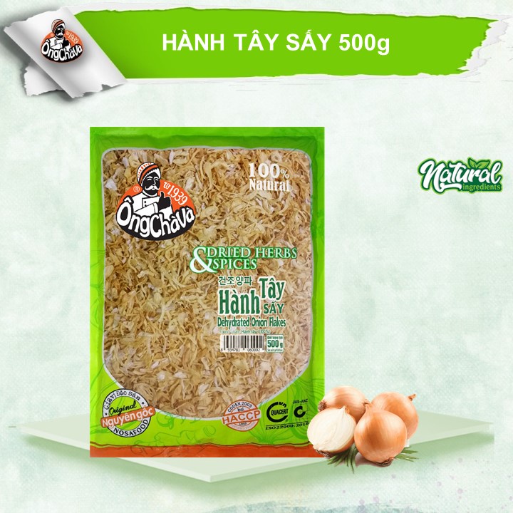 Hành tây sấy Ông Chà Và 500gram (Dried Onion flakes)