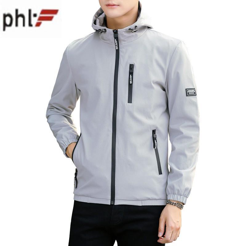 Áo Khoác dù nam cổ đứng túi khóa kéo hàn quốc PHLfashion BAK29 ( Xám, Đen,Xanh Đen) ✅