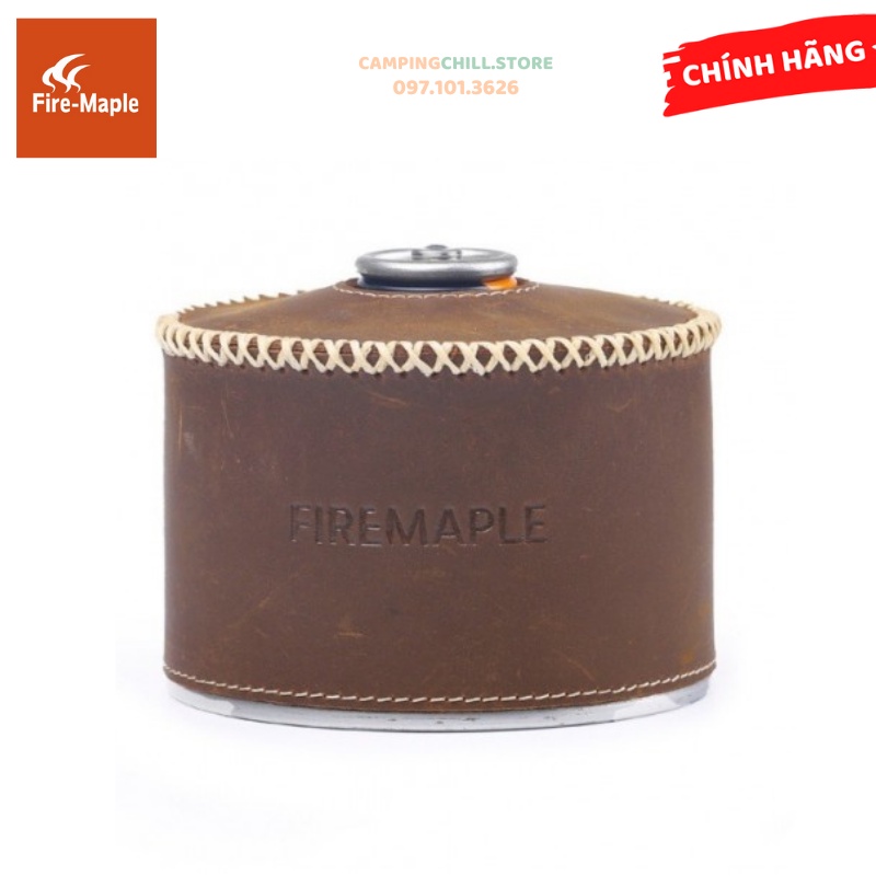 VỎ DA BÒ BẢO VỆ BÌNH GA DÃ NGOẠI FIRE MAPLE