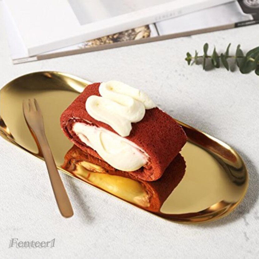 [Fenteer1] Khay Trưng Bày Nhẫn Bằng Kim Loại Màu Vàng Trang Trí Trung Tâm