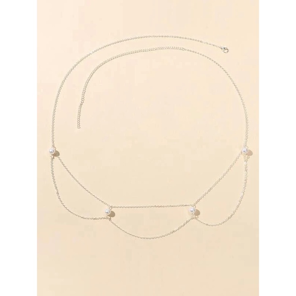 Nịt eo đai eo xích eo chuỗi cơ thể bodychain dây xoăn hạt cườm