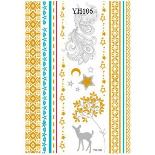 Xăm ánh kim  - Flash Tattoo