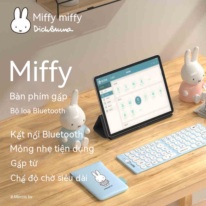 Bàn phím không dây có thể gập lại mini Bàn di chuột Bluetooth Bàn phím có thể gập lại, Màu Macaron, Bàn phím Bluetooth không dây di động