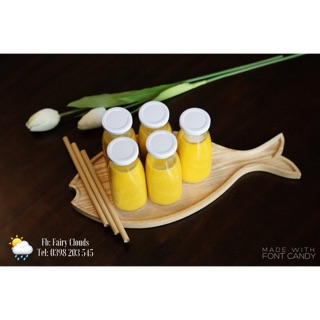 Khay gỗ tần bì hình con cá