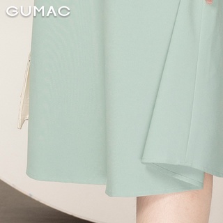 Chân váy nữ oversize thắt nơ GUMAC VA970