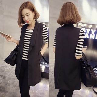 Vest sát nách dáng dài