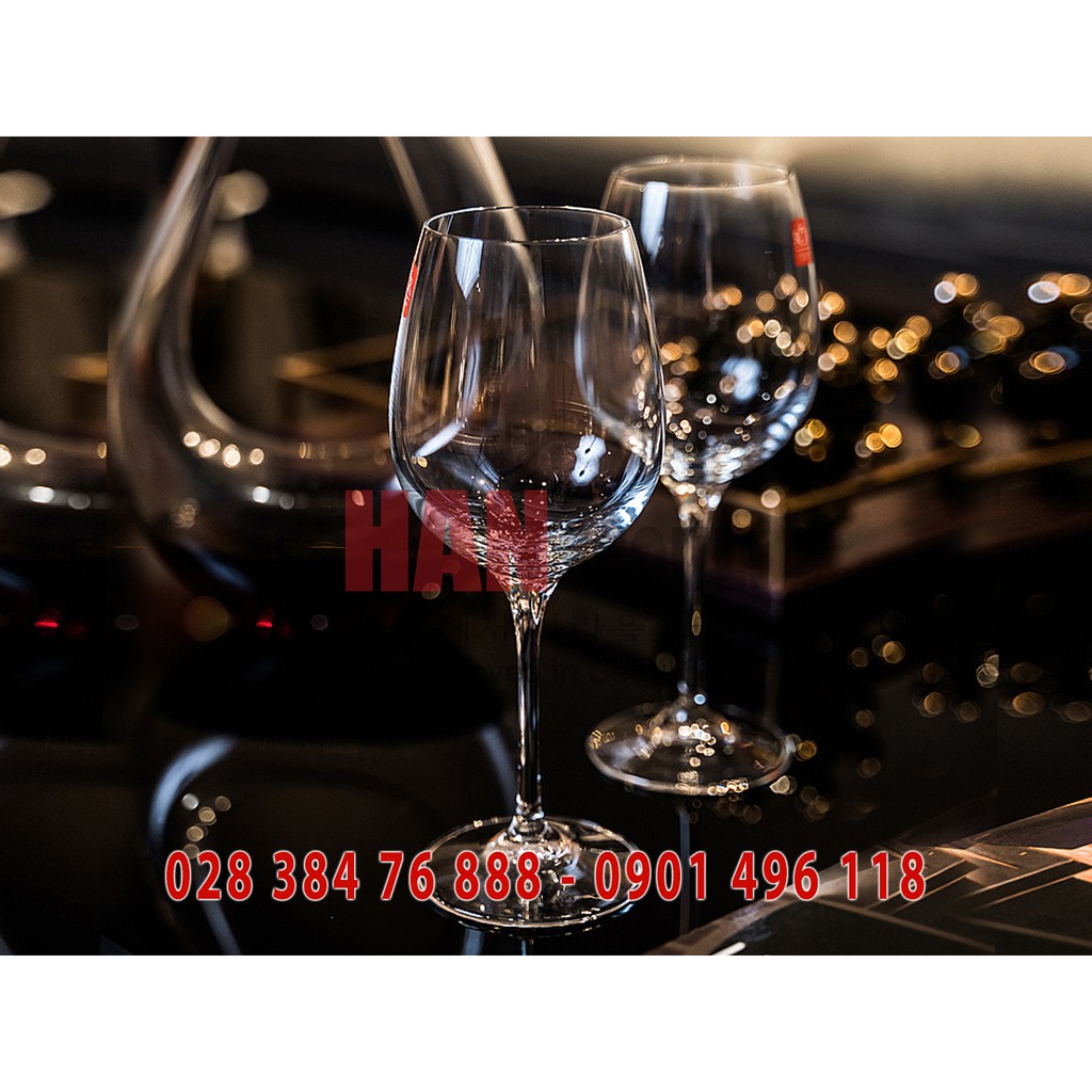 Bộ 6 Ly Pha Lê Rượu Vang Đỏ RCR Của Ý Dòng Luxion ® Invino VINI ROSSI 650ml (Goblet For Red Wines)