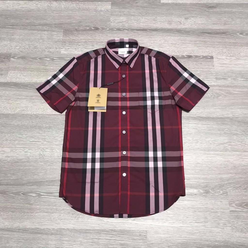 Áo sơ mi cộc tay BBR siêu cấp 1-1 on web MLN size XS-S-M-L