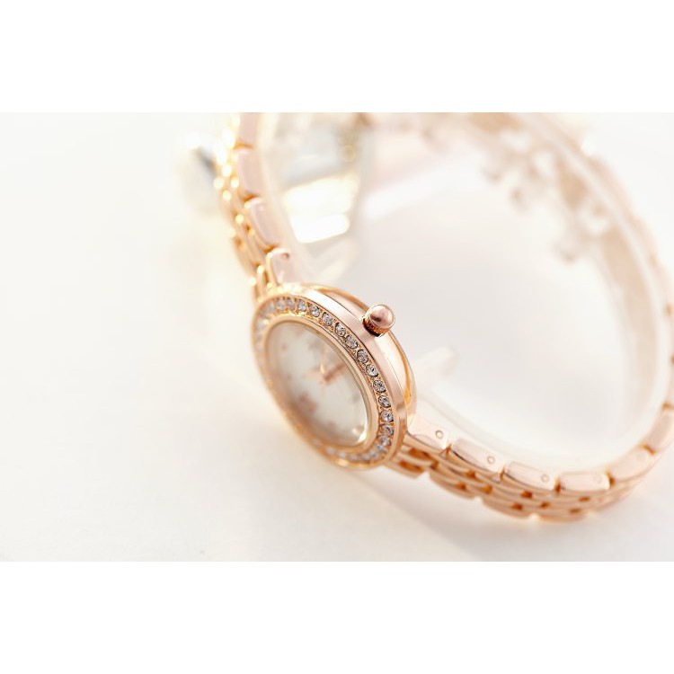 Đồng hồ nữ JW mặt tròn viền đá dây hợp kim thời trang SP0S57 (Nhiều màu) | BigBuy360 - bigbuy360.vn