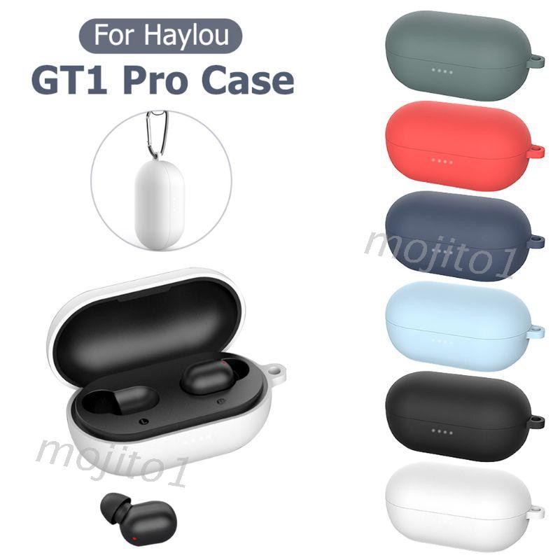 Vỏ bảo vệ hộp sạc tai nghe Haylou GT1 GT1 Pro bằng silicon