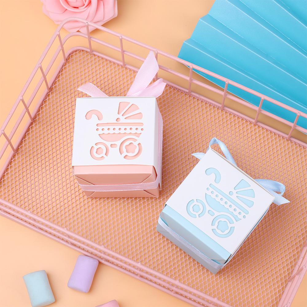 Set 10 Hộp Giấy Đựng Quà Sinh Nhật Hình Gấu Dễ Thương Cho Bé DIY