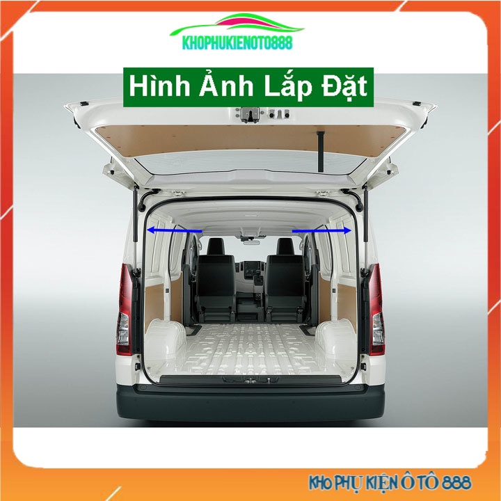 Ty cốp Hiace Cá Mập 1997-2005, 2006-2016 thanh thủy lực hỗ trợ mở cốp tự động