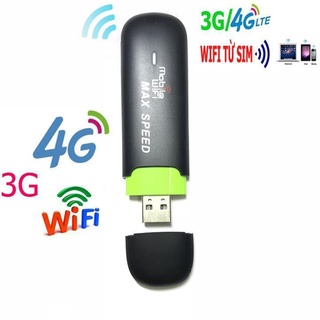  Cục USB 3G 4G PHÁT WIFI MAX SPEED - Hàng Mỹ - Tốc Độ Cao - Chạy Đa Mạng