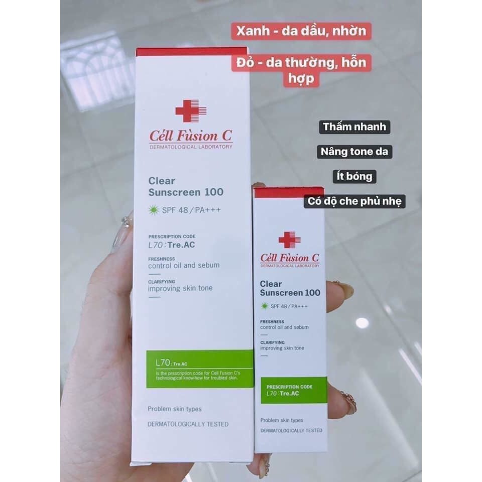 KEM CHỐNG NẮNG CELL FUSION C 50ml (queen)