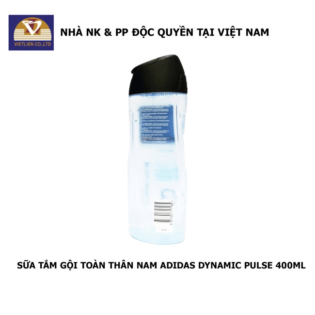 Sữa Tắm Gội Toàn Thân Nam Adidas Dynamic Pulse 400ml