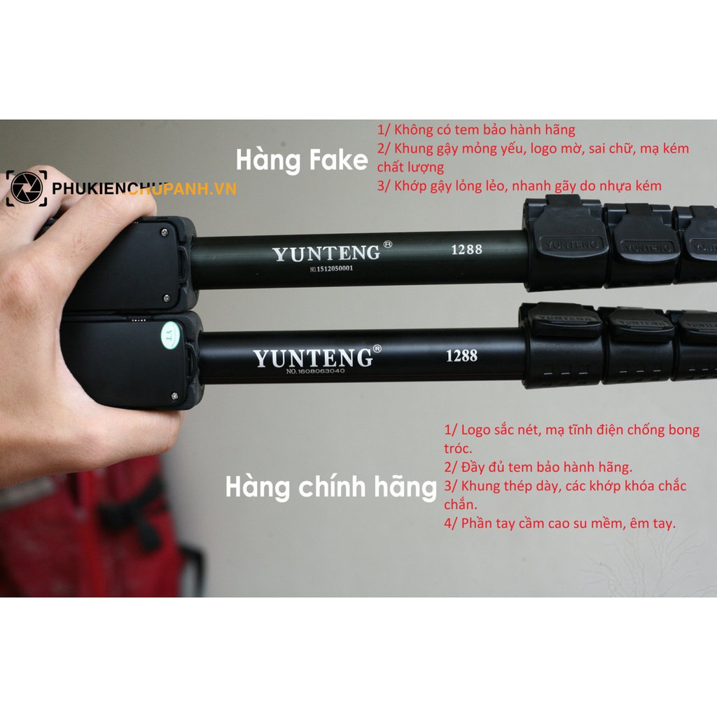 [Chính hãng] Gậy tự sướng bluetooth Yunteng YT 1288